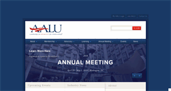 Desktop Screenshot of aalu.org